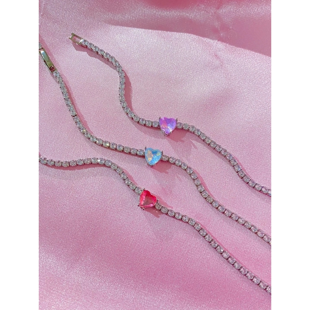 Swarovski Kalpli Bileklik