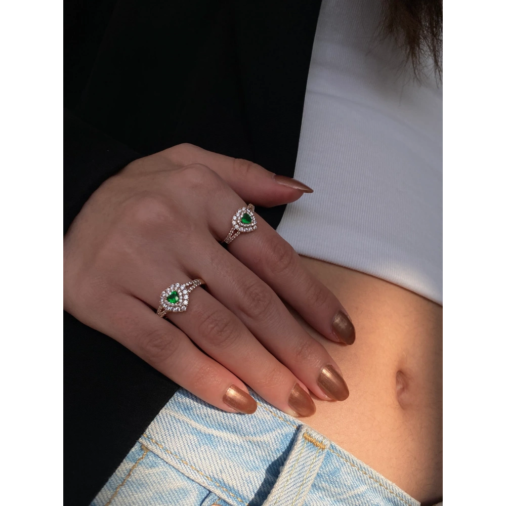 Vintage Kalp Yüzük