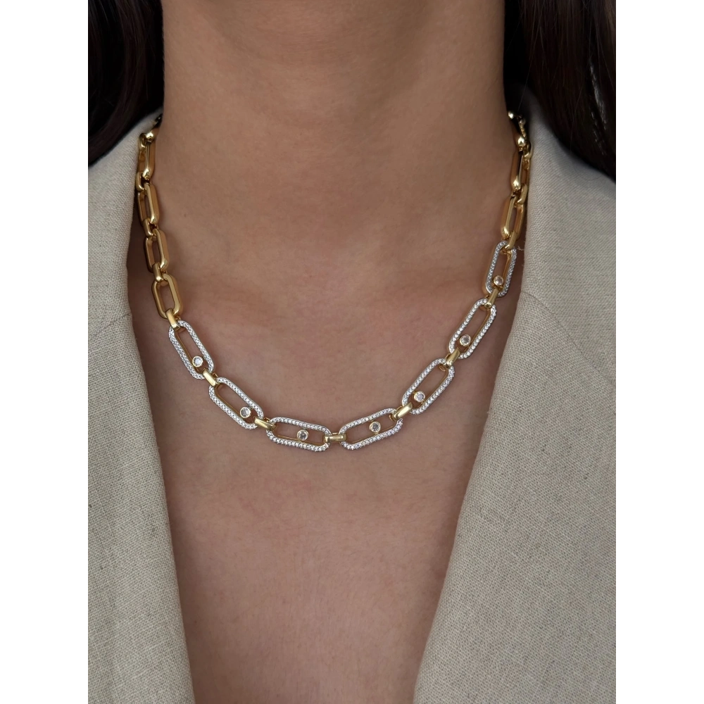 Vip 7 Taşlı Tasarım Kolye