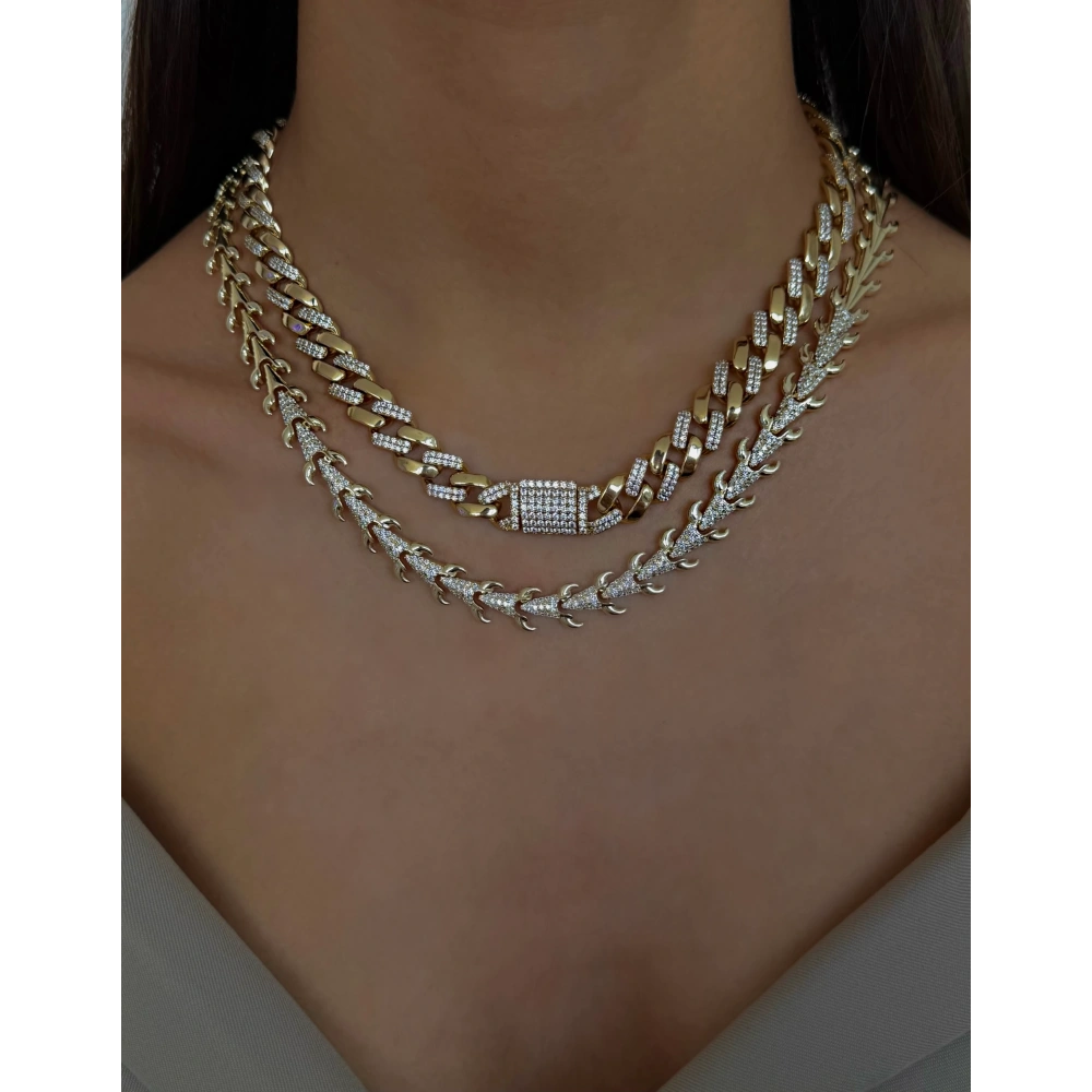 Vip Balık Sırtı Tasarım Kolye