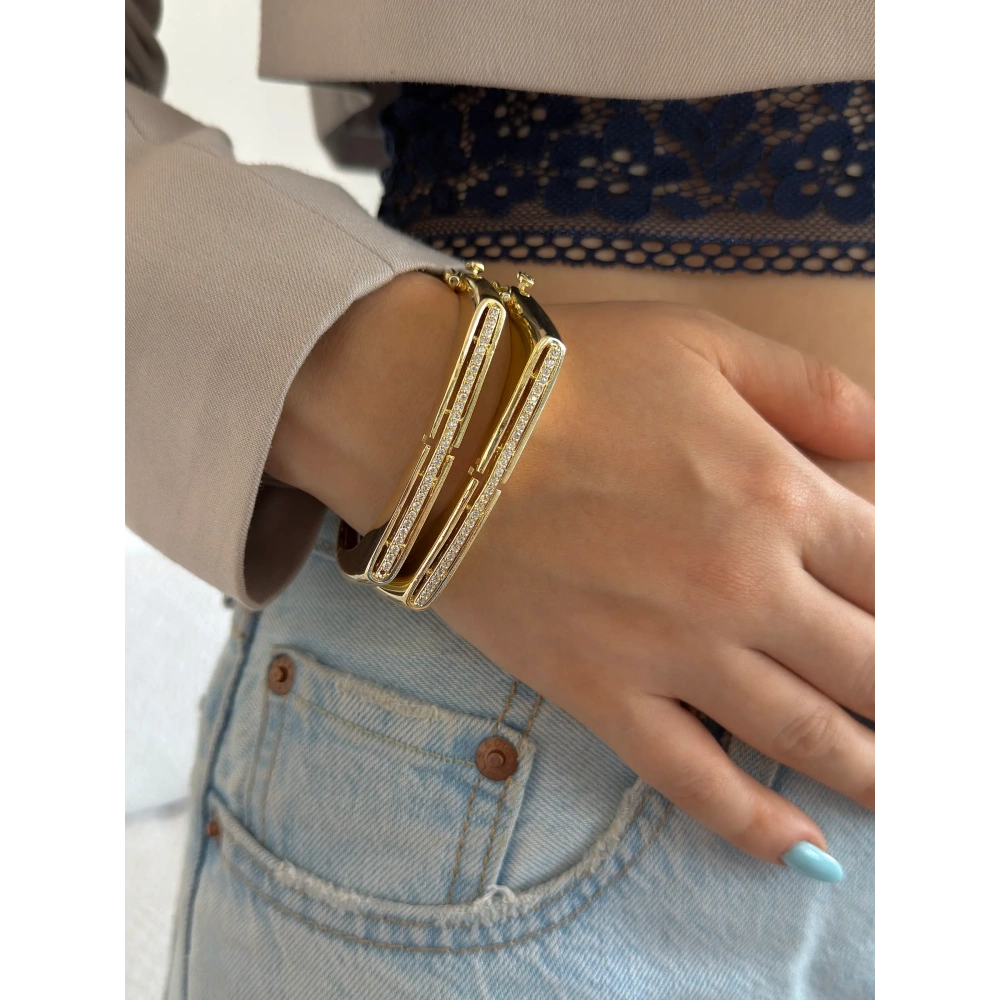 Vip Suyolu Detay Kelepçe Bileklik