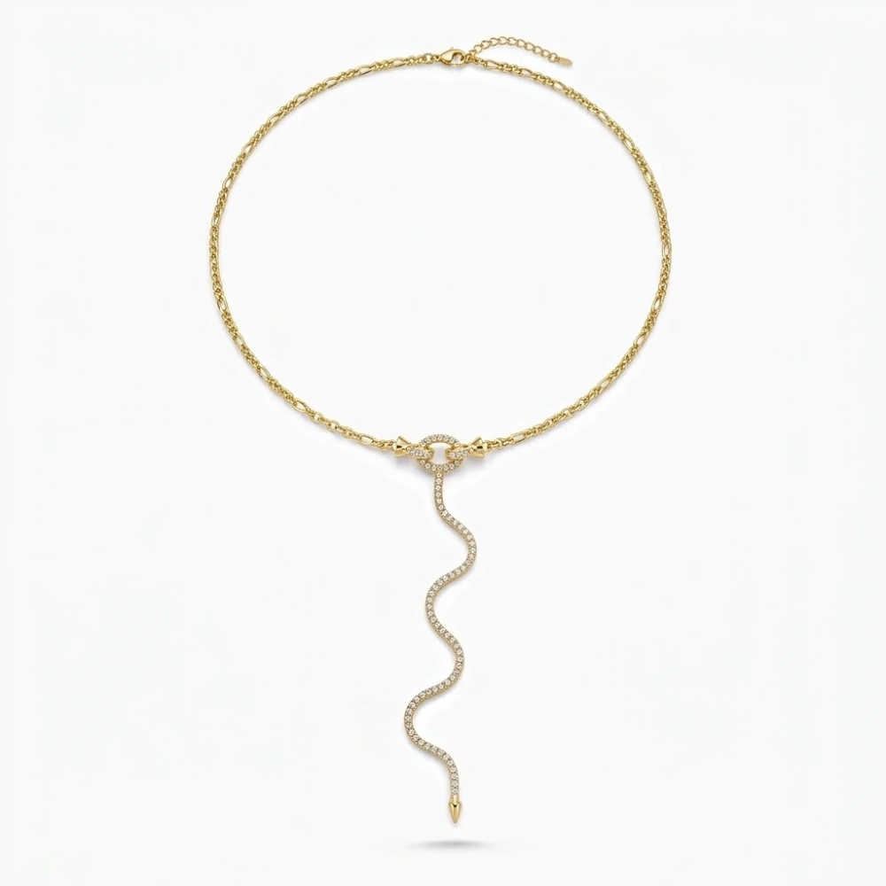 Vip Suyolu Detaylı Y Kolye