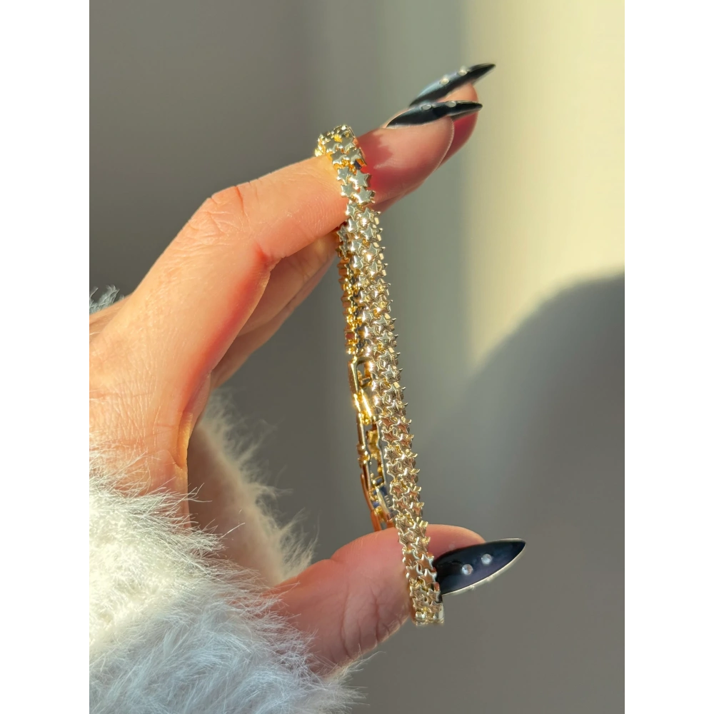 Xuping Çift Sıra Yıldız Bileklik