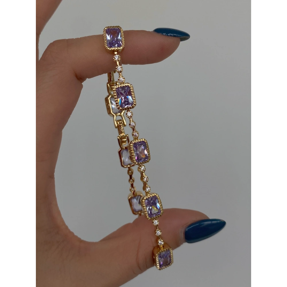 Xuping Mor Baget Taşlı Bileklik