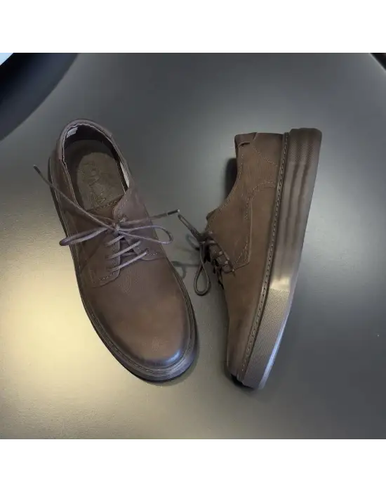 Erkek Deri Günlük Ayakkabı – Occi Shoes – Kahverengi – EVA Taban
