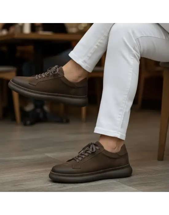 Occi Comfort Kahve Nubuk Sneaker