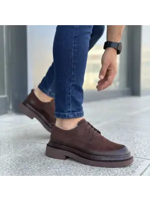 1225 Kahve nubuk deri