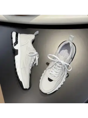 Beyaz Hakiki Deri İthal Taban Erkek Spor Ayakkabı