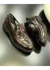 Bordo Deri Erkek Ayakkabı