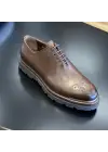 Kahverengi Hakiki Deri Klasik Erkek Ayakkabı – Eva Taban