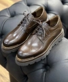 Kahve Hakiki Deri Erkek Ayakkabı – Eva Taban