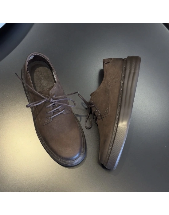 Erkek Deri Günlük Ayakkabı – Occi Shoes – Kahverengi – EVA Taban