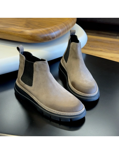 Kum Nubuk Hakiki Deri EVA Taban Chelsea Bot | Occi Shoes