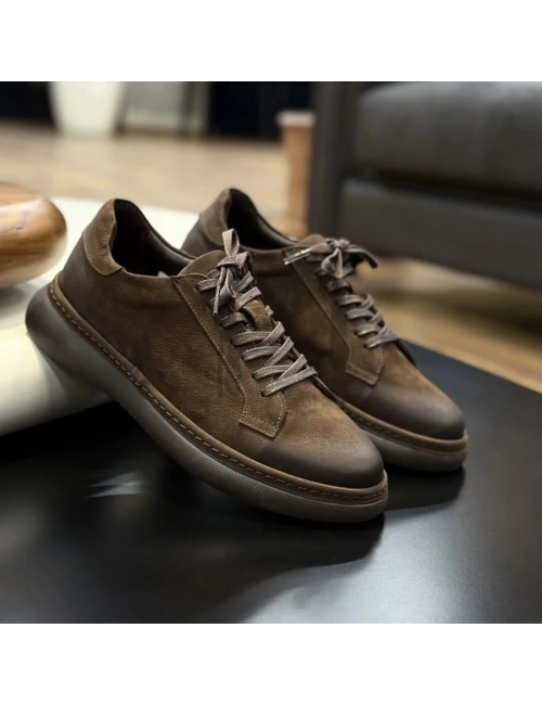 Occi Comfort Kahve Nubuk Sneaker
