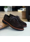 Erkek Siyah Süet El Dikişli Casual Ayakkabı – Leon Model