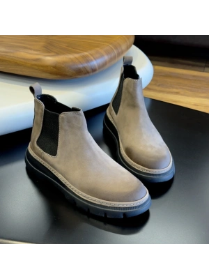 Kum Nubuk Hakiki Deri EVA Taban Chelsea Bot | Occi Shoes