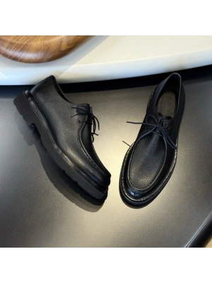 Siyah Hakiki Floter Deri Erkek Ayakkabı – Sisley Model Eva Taban