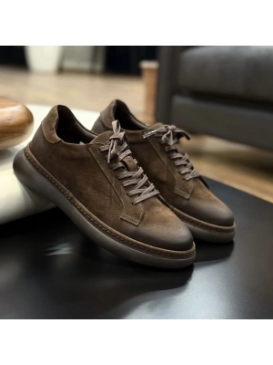 Occi Comfort Kahve Nubuk Sneaker