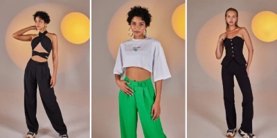 5 Farklı Renkte Kumaş Pantolon Kombinleri