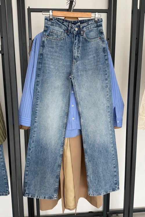 Bs Straight Fit Jean Açık Mavi