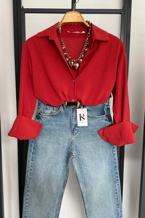 Basic Dokulu Gömlek Kiremit