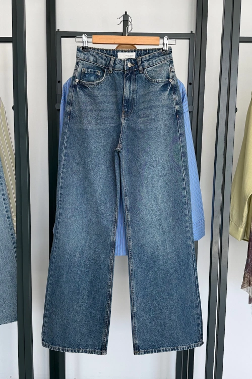 Bs Wide Leg Jean Tintli