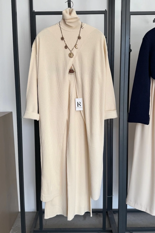 Çapraz Balıkçı Takım Krem