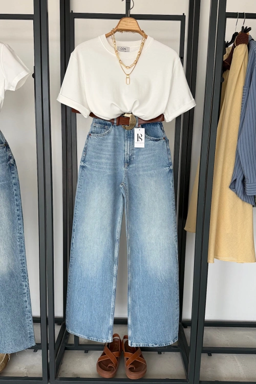 Extra Wide Leg Jean Mavi