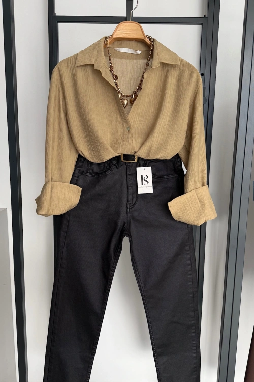 Kraşlı Gömlek Haki