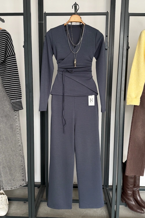 Oysh Kruvaze Takım Antrasit