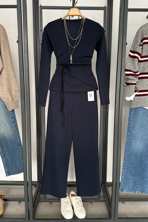 Oysh Kruvaze Takım Lacivert