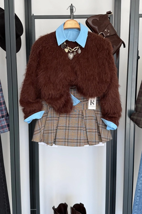 Sakallı Basic Kazak Kahverengi