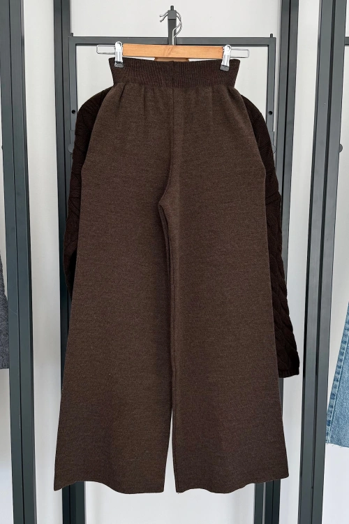 Triko Pantolon Kahverengi
