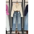 Full Length Wide Leg Jean Mavi Yıkamalı