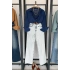 Full Length Wide Leg Jean Kar Yıkama