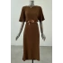 Basic Short Sleeve Dress