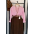 Basic Triko Kazak Pembe