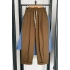Beli Lastikli Bağcıklı Pantolon Camel