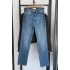 Boyfit Kesik Jean Mavi