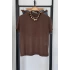 Bs Collection Bisiklet Yaka T-Shirt Kahverengi