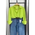 Bs Collection V Yaka Basic Gömlek Fıstık Yeşil