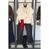 Cross Cape Ceket Krem