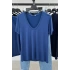 Deep V Neck Modal Plain Tshirt