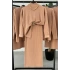 Fitilli Kendinden Yaka Takım Camel