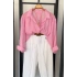 Luna Oversize Gömlek Pembe