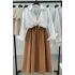 Poplin Pocket Skirt