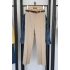 Premıum Kemerli Düz Fit Pantolon Taş