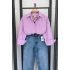 Regular Fit Poplin Gömlek Lila