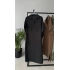 Yırtmaçlı Polo Yaka Elbise Siyah