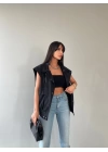 Gabardin Kolsuz Yelek